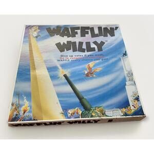 Wafflin Willy Board Game Hillary Clinton Bill Clinton Complete